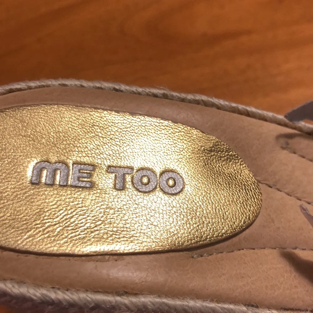 NIB Vintage Me Too Gold Wedge 10